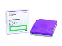 HPE - LTO Ultrium WORM 6 - 2.5 TB / 6.25 TB - skrivbara etiketter - lila - för StorageWorks SAS Rack-Mount Kit C7976W