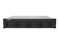 QNAP TS-832PXU-RP - NAS-server - 8 fack - 16 TB - kan monteras i rack - SATA 6Gb/s - HDD 2 TB x 8 - RAID 0, 1, 5, 6, 10, JBOD, 50, 60 - RAM 4 GB - 2.5 Gigabit Ethernet / 10 Gigabit Ethernet - iSCSI support - 2U TS-832PXU-RP-4G+8XST2000VN004