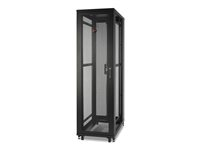 APC NetShelter SV - Rack skåp - svart - 42U - 19" - för P/N: SMTL1500RM3UC, SMTL1500RMI3UC, SRT2200RMXLAUS, SRTL3KRM1UC, SRTL3KRM1UNC AR2401