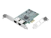 Broadcom BCM5720-2P - Nätverksadapter - PCI Express x1 låg profil - Gigabit Ethernet x 2 - för ThinkPad L15 Gen 4; ThinkStation P3; P360; P520; P520c; P620; P720; P920 4XC1K83390