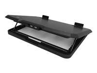 PORT Ergonomic Cooler Pro - Fläkt till bärbar dator/notebook - med 2-ports USB-hubb - 17" - 140 mm 901099