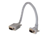 C2G Premium SXGA 90° Up Angled - VGA-förlängningskabel - HD-15 (VGA) (hane) till HD-15 (VGA) (hona) - 10 m - 90° anslutning 81057