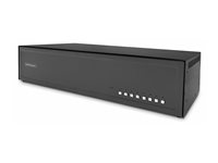 StarTech.com - Omkopplare för tangentbord/video/mus/ljud/USB - 8 x KVM/ljud/USB - 1 lokal användare - skrivbordsmodell - TAA-kompatibel CK4-D208C