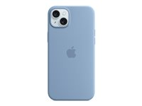 Apple - Skydd för mobiltelefon - MagSafe-kompatibilitet - silikon - vinterblå - för iPhone 15 Plus MT193ZM/A