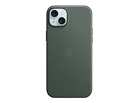 Apple - Skydd för mobiltelefon - MagSafe-kompatibilitet - FineWoven - evergreen - för iPhone 15 Plus MT4F3ZM/A