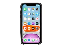 Apple - Baklock för mobiltelefon - silikon - svart - för iPhone 11 MWVU2ZM/A