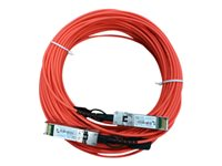 HPE Active Optical Cable - Nätverkskabel - SFP+ till SFP+ - 20 m - fiberoptisk - aktiv - för FlexFabric 12902, 5930 32; Networking Comware 2150 16, 2150 24, 2150 48, 2150 8p, 5150L 24 JL292A