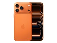 Apple iPhone 17 Pro Max - 5G smartphone - dual-SIM / Internminne 256 GB - OLED-skärm - 6.9" - 2868 x 1320 pixlar (120 Hz) - 3 st. bakre kameror 48 MP, 48 MP, 48 MP - front camera 18 megapixlar - kosmisk orange MFYN4QN/A
