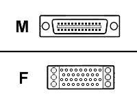 Cisco - V.35-kabel (DCE) - Smart seriell (hane) till M/34 (V.35) (hona) - för Universal Access Server AS5300, AS5300-96, AS53-120, AS53-192, AS53-48, AS53-60, AS53-96 CAB-SS-V35FC=