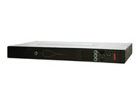 APC Rack Automatic Transfer Switch AP4450 - Redundant omkopplare (kan monteras i rack) - AC 100/120 V - 1440 VA - Ethernet 10/100, RS-232, USB - utgångskontakter: 10 - 1U - svart - för P/N: AR106SH6, AR109SH4, AR109SH6, AR112SH4, AR112SH6, SCL400RMJ1U, SCL500RMI1UNC AP4450