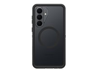 OtterBox Defender Series Pro XT - Baksidesskydd för mobiltelefon - robust - polykarbonatskikt, TPE (termaplastisk elastomer) - dark side (genomskinlig/svart) - för Samsung Galaxy S26+ 77-99897