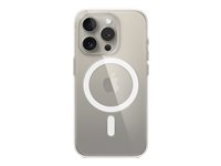 Apple - Skydd för mobiltelefon - MagSafe-kompatibilitet - polykarbonat - klar - för iPhone 15 Pro MT223ZM/A