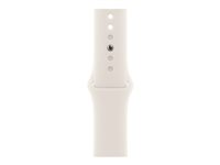 Apple - Band för smart klocka - 42mm - storlek M/L - starlight - för Watch Hermès Series 7, Hermès Series 9, SE 3, Series 10, Series 11, Series 8, Series 9 MXLM3ZM/A