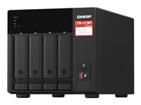QNAP TS-473A - NAS-server - 4 fack - 24 TB - SATA 6Gb/s - HDD 6 TB x 4 - RAID JBOD, 0, 1, 10, 5, 6 - RAM 8 GB - 2.5 Gigabit Ethernet - iSCSI support TS-473A-8G + HDWG460UZSVA