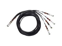 Cisco 100GBase Passive Copper Splitter Cable - Nätverksdelare - QSFP till SFP25G - passiv - för Nexus 3232C, 93108TC-EX, 93180LC-EX, 93180YC-FX, 9336C-FX2, X97160YC-EX; UCS C4200 QSFP-4SFP25G-CU5M=