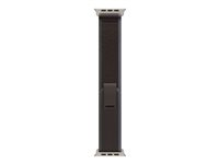 Apple - Slinga för smart klocka - 49mm - storlek M/L - blå/svart - för Watch Hermès Series 9, SE 3, Series 10, Series 11, Series 8, Series 9, Ultra 2, Ultra 3 MT623ZM/A