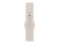 Apple - Band för smart klocka - 130 - 200 mm - starlight - demo - för Watch Hermès Series 7, Hermès Series 9, SE 3, Series 10, Series 11, Series 8, Series 9 3J599ZM/A
