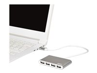 PORT Connect - Hubb - 4 x USB 2.0 - skrivbordsmodell 900120