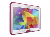 OtterBox Defender Series Samsung Galaxy Tab 4 (10.1 in) - Skyddsfodral för surfplatta - polykarbonat, syntetiskt gummi - papaya - 10.1" - för Samsung Galaxy Tab 4 (10.1 tum) 77-43304