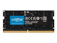 Crucial - DDR5 - modul - 16 GB - SO DIMM 262-pin - 5200 MT/s / PC5-41600 - CL42 - 1.1 V - on-die ECC CT16G52C42S5