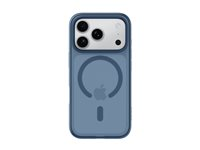 Belkin SheerForce Grip Series - Baksidesskydd för mobiltelefon - MagSafe-kompatibilitet - tillverkas av återvunna material - marin - för Apple iPhone 17 Pro MSA035HQNY