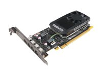 NVIDIA Quadro - Grafikkort - Quadro P1000 - 4 GB GDDR5 - PCIe 3.0 x16 - 4 x Mini DisplayPort - för ThinkCentre M75t Gen 2; ThinkStation P320; P330; P330 Gen 2; P340; P410; P520; P720; P920 4X60N86661