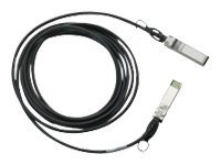 Cisco SFP+ Copper Twinax Cable - Direktkopplingskabel - SFP+ till SFP+ - dubbelaxlad - SFF-8436/IEEE 802.3ae - orange - återanvänd - för 250 Series; Catalyst 2960, 2960G, 2960S, ESS9300; Nexus 93180, 9336, 9372; UCS 6140, C4200 SFP-H10GB-CU3M-RF