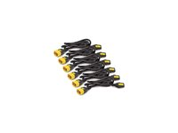APC - Strömkabel - power IEC 60320 C13 till IEC 60320 C14 - 10 A - 1.22 m - svart - för P/N: SCL500RMI1U, SCL500RMI1UC, SCL500RMI1UNC, SMTL1500RMI3UC, SMTL750RMI2UC AP8704S-WW