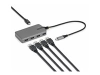 StarTech.com - Hubb - 4 x USB 3.2 Gen 1 + 1 x USB-C + 1 x USB-C 3.2 Gen 1 - skrivbordsmodell 5G4AC-USB-C-HUB