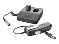 HP Poly CA22CD-DC - Sladdlös PTT (push-to-talk) headsetadapter - dubbla kanaler, DECT, 1880-1900 MHz, med batteri - för Poly CA22CD-DC, CA22CD-SC 8K7H5AA#ABB