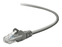 Belkin - Patch-kabel - RJ-45 (hane) till RJ-45 (hane) - 5 m - CAT 5e - formpressad, hakfri - grå - för Omniview SMB 1x16, SMB 1x8; OmniView SMB CAT5 KVM Switch A3L791B05M-S