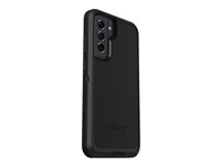 OtterBox Defender Series - Baksidesskydd för mobiltelefon - robust - polykarbonat, syntetiskt gummi - svart - för Samsung Galaxy S21 FE 5G 77-83939