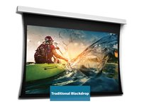 Da-Lite Tensioned DescenderPro - Projektorduk - takmontering - motoriserad - 230 V - 175.98" (447 cm) - 16:9 - HD Progressive 1.1 Contrast - RAL 9016 10106671