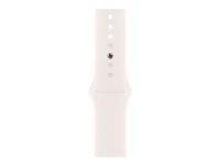 Apple - Band för smart klocka - 46mm - M/L (passar handleder på 160 - 210 mm) - ljus rouge - för Watch Hermès Series 9, SE 3, Series 10, Series 11, Series 8, Series 9, Ultra 2, Ultra 3 MXM93ZM/A