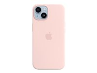 Apple - Skydd för mobiltelefon - MagSafe-kompatibilitet - silikon - chalk pink - för iPhone 14 MPRX3ZM/A