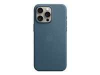 Apple - Skydd för mobiltelefon - MagSafe-kompatibilitet - FineWoven - havsblå - för iPhone 15 Pro Max MT4Y3ZM/A