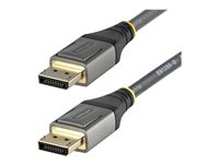 StarTech 4 m VESA-certifierad DisplayPort 1.4-kabel - 8K 60 Hz HDR10 - Ultra HD 4K 120 Hz-video - DP 1.4-kabel/-sladd - För skärmar/displayer - DisplayPort till DisplayPort-kabel - M/M - DisplayPort-kabel - DisplayPort (hane) till DisplayPort (hane) - DisplayPort 1.4 - 4 m - formpressad, passiv, 8K60 Hz (7680 x 4320) stöd, 4K120 Hz (3840 x 2160) stöd - grå, svart DP14VMM4M