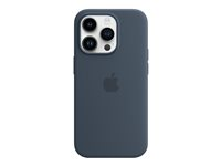 Apple - Skydd för mobiltelefon - med MagSafe - silikon - stormblå - för iPhone 14 Pro MPTF3ZM/A
