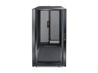 APC NetShelter SX - Rack - svart - 24U - 19" - TAA-kompatibel - för P/N: SMTL1500RM3UC, SMTL1500RMI3UC, SRT3000XLAUS, SRTL3KRM1UC, SRTL3KRM1UNC AR3104