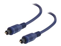 C2G Velocity - Digial audiokabel (optisk) - TOSLINK hane till TOSLINK hane - fiberoptisk 80326