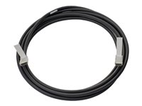 HPE Direct Attach Cable - Direktkopplingskabel - QSFP+ till QSFP+ - dubbelaxlad - för P/N: Q9E63A 720199-B21