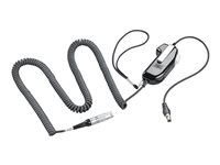 HP Poly SHS 2005-01 - PTT (push-to-talk)-förstärkare för headset - dubbla kanaler, LEMO FGG.2B.310, inga tillägg - TAA-kompatibel 8K6V7AA