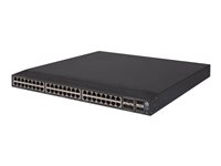 HPE FlexFabric 5700-48G-4XG-2QSFP+ - Switch - L3 - Administrerad - 48 x 10/100/1000 + 4 x 10 Gigabit Ethernet SFP+ / 1 Gigabit Ethernet SFP+ + 2 x 40 Gigabit QSFP+ (upplänk) - rackmonterbar JG894A