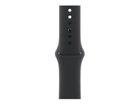 Apple - Band för smart klocka - 40 mm - storlek M/L - svart - för Watch Hermès Series 7, Hermès Series 9, SE 3, Series 10, Series 11, Series 8, Series 9 MAXA4ZM/A