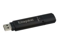 Kingston DataTraveler 4000 Management-Ready - USB flash-enhet - krypterat - FIPS 140-2 Level 2 - 16 GB - USB 2.0 - TAA-kompatibel DT4000M-R/16GB
