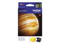 Brother LC1240Y - Gul - original - bläckpatron - för Brother DCP-J525W, DCP-J725DW, DCP-J925DW LC1240Y