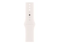 Apple - Klockrem för smart klocka - 46mm - storlek S/M - ljus rouge - för Watch Hermès Series 9, SE 3, Series 10, Series 11, Series 8, Series 9, Ultra 2, Ultra 3 MXM83ZM/A