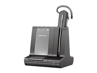 HP Poly Savi 8240 Office - Savi 8200 series - headset - DECT - trådlös - USB-A via DECT-adapter - svart 8D3H4AA#ABB