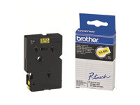 Brother - Svart, gul - Rulle (0,9 cm x 8 m) 1 kassett(er) bandlaminat - för P-Touch PT-2000, PT-3000, PT-500, PT-5000, PT-8E TC691