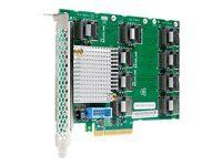 HPE - Uppgraderingskort för lagringskontrollenhet - 26 Kanal - SATA 6Gb/s / SAS 12Gb/s - PCIe - för ProLiant DL560 Gen10 873444-B21
